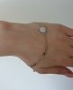 BRACELET GOLD CELEBRITY NEREZOVÁ OCEL
